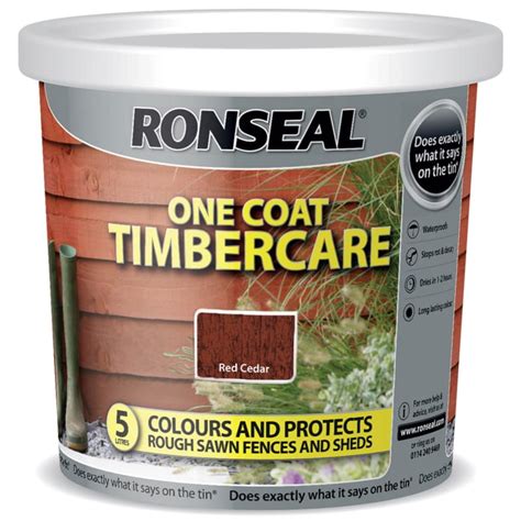 b&m ronseal fence paint.